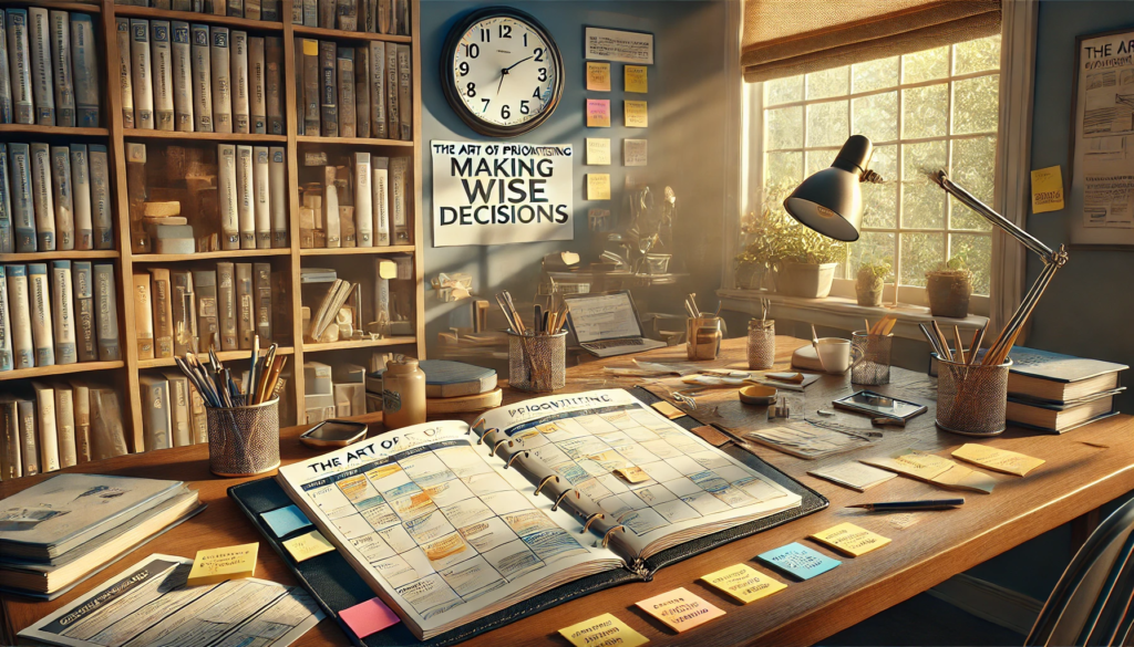 A ARTE DE PRIORIZAR: DECISÕES COM SABEDORIA